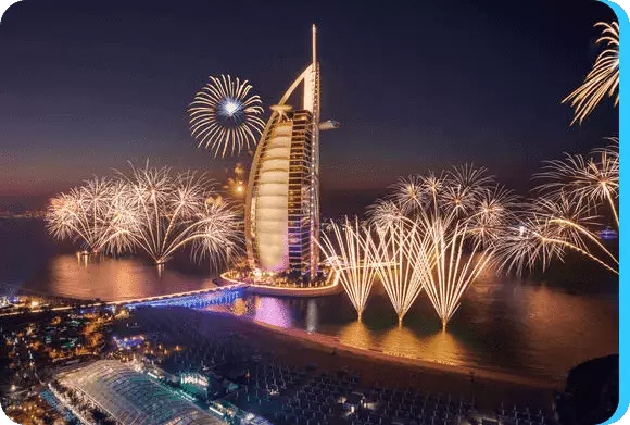 new year yacht party in Dubai